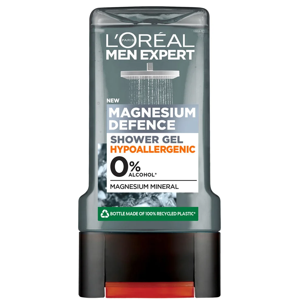 L'Oréal Paris Men Expert Magnesium Defence Shower Gel żel pod prysznic dla mężczyzn 300 ml Zdjęcie 1