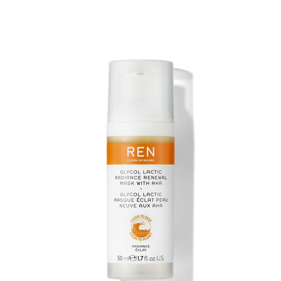REN Clean Skincare Glycol Lactic Radiance Renewal Mask maska regenerująca 50 ml Zdjęcie 1