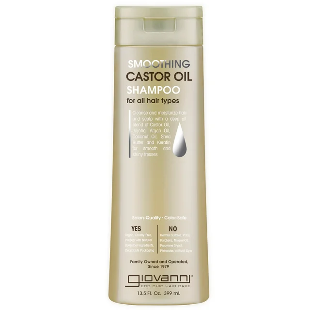 Giovanni Smoothing Castor Oil Shampoo szampon z olejkiem rycynowym 399 ml