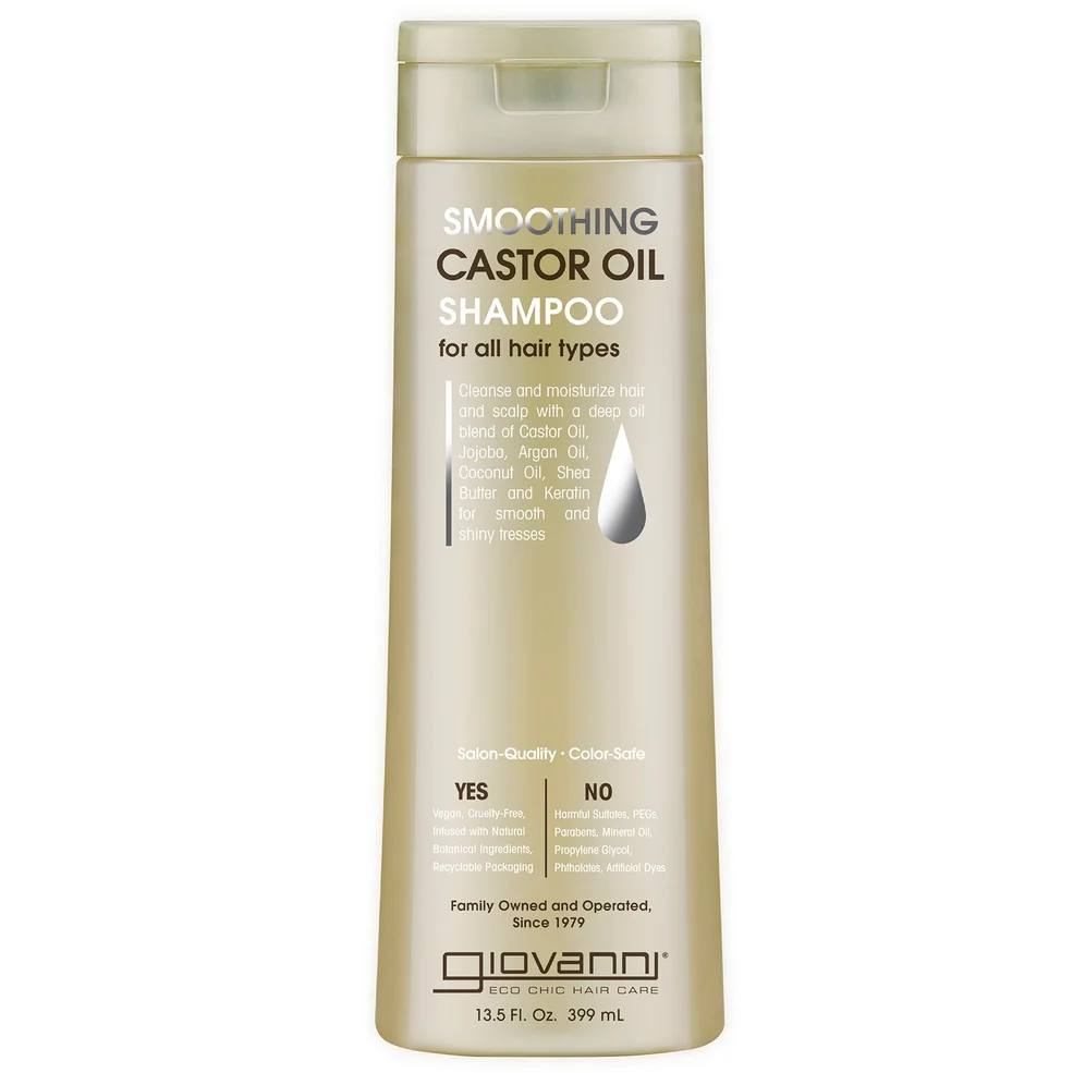 Giovanni Smoothing Castor Oil Shampoo szampon z olejkiem rycynowym 399 ml Zdjęcie 1