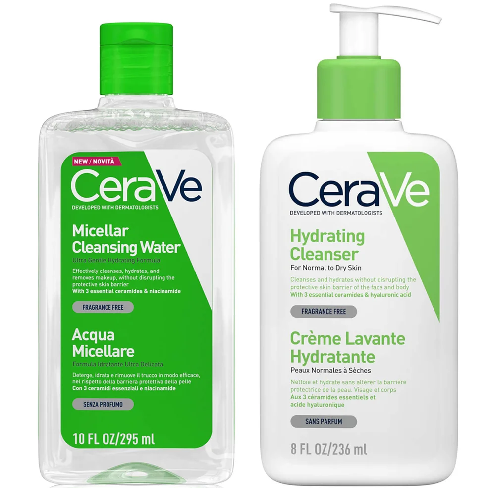 CeraVe Hydrating Double Cleansing Duo Zdjęcie 1