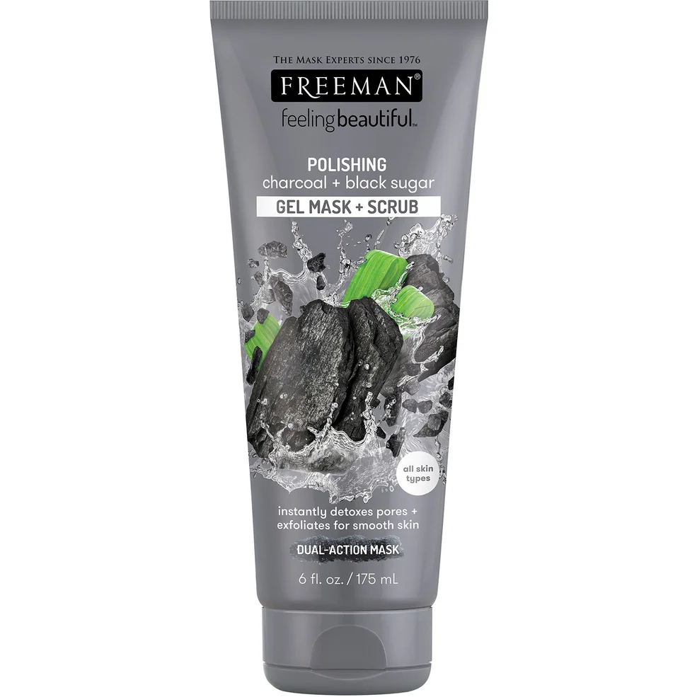 Freeman Beauty Polishing Charcoal and Black Sugar Facial Gel Mask Set Zdjęcie 1