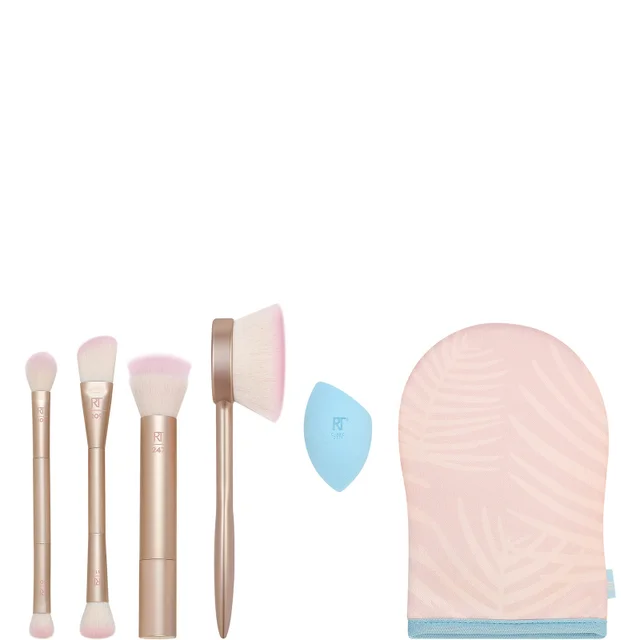 Real Techniques Endless Summer Glow Brush Kit zestaw pędzli do makijażu rozświetlającego