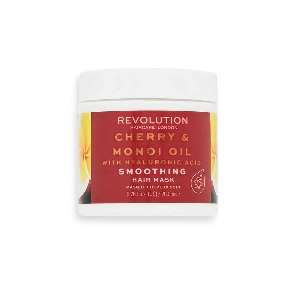 Revolution Haircare Smoothing Cherry and Manoi Oil with Hyaluronic Acid Hair Mask 200ml Zdjęcie 1