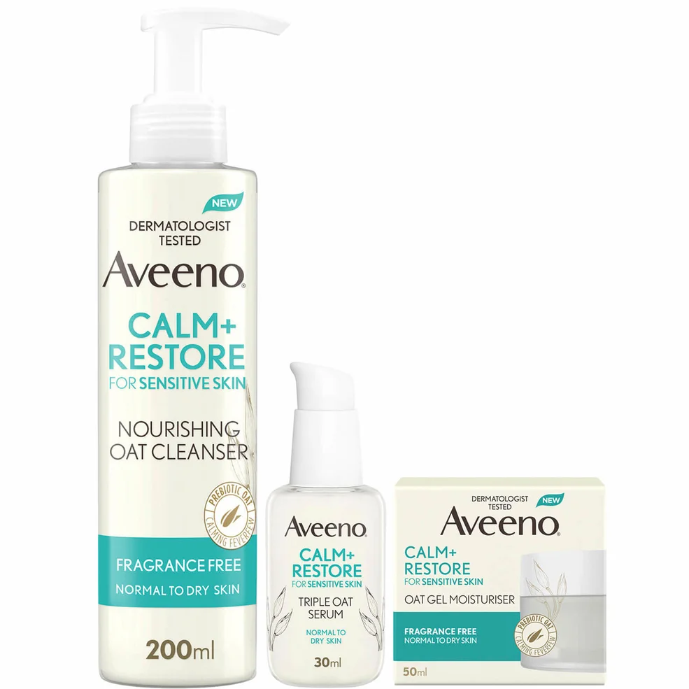 Aveeno Face 3-Step Routine Bundle for Sensitive Skin Zdjęcie 1