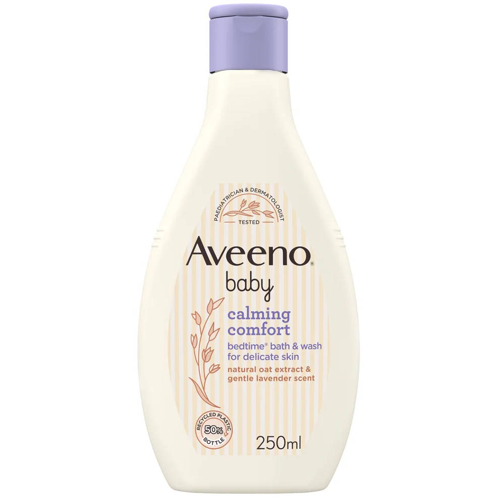 Aveeno Baby Calming Comfort Bedtime Bath and Wash 250ml Zdjęcie 1