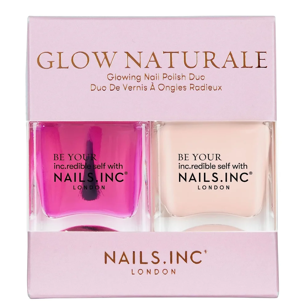 nails inc. Glow Naturale Nail Polish Duo Zdjęcie 1