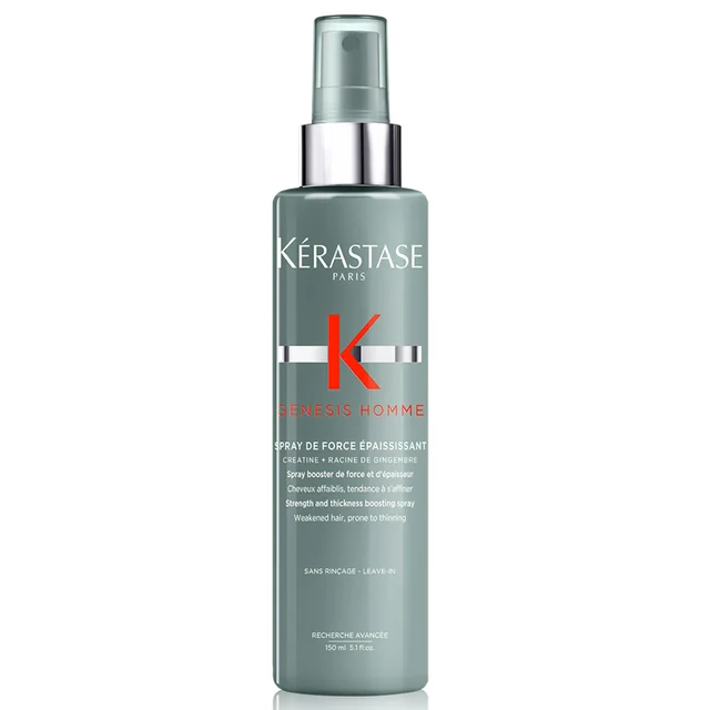 Kérastase Genesis Homme Strength and Thickness Boosting Spray wzmacniający spray do włosów dla mężczyzn 150 ml