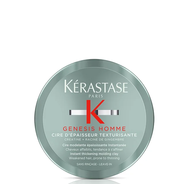 Kérastase Genesis Homme Instant Thickening Molding Clay glinka zagęszczająca do włosów dla mężczyzn 75 ml
