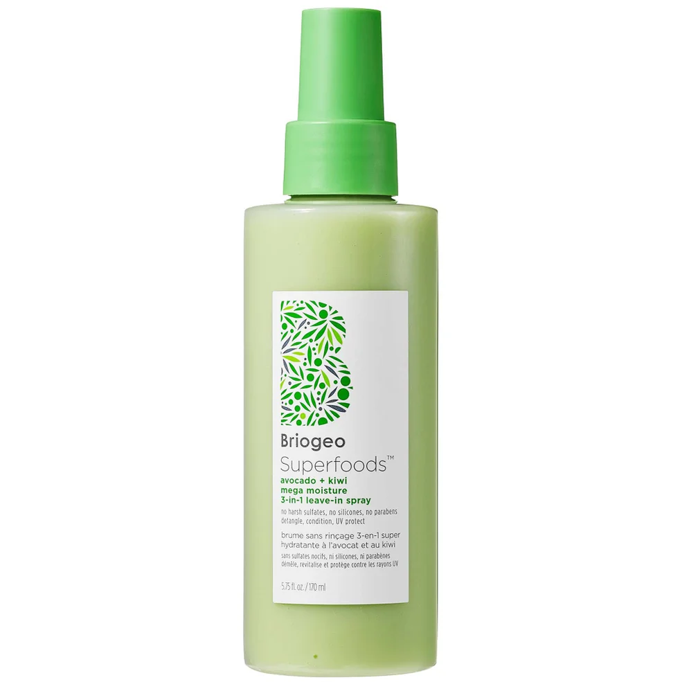 Briogeo Superfoods Avocado and Kiwi Mega Moisture 3-In-1 Leave-In Spray 170ml Zdjęcie 1
