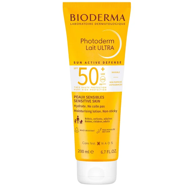Bioderma Photoderm Lait Ultra SPF50+ Very High Protection Sunscreen preparat przeciwsłoneczny 200 ml