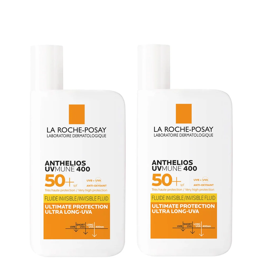 La Roche-Posay Anthelios UVMune 400 Invisible Fluid SPF50+ Sun Cream Duo Zdjęcie 1