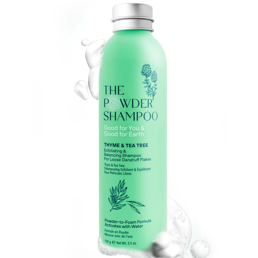 The Powder Shampoo Exfoliating & Balancing Shampoo 100g (Thyme & Tea Tree) Zdjęcie 1