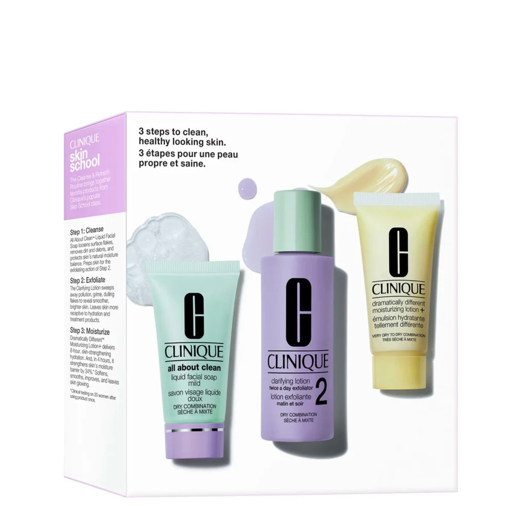 Clinique 3 Step Skin Type 2 Mini Kit minizestaw pielęgnacyjny do skóry Zdjęcie 1