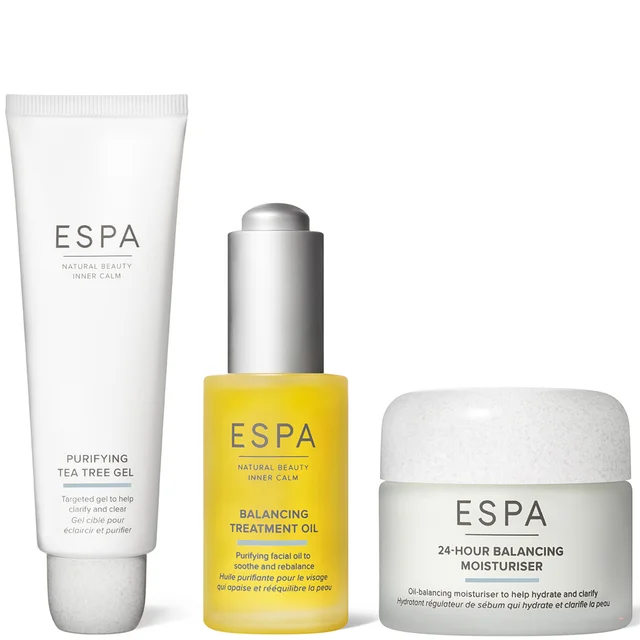 ESPA Inner Beauty Facial – Oily Combination Bundle zestaw kosmetyków do cery tłustej (wartość 650 zł)