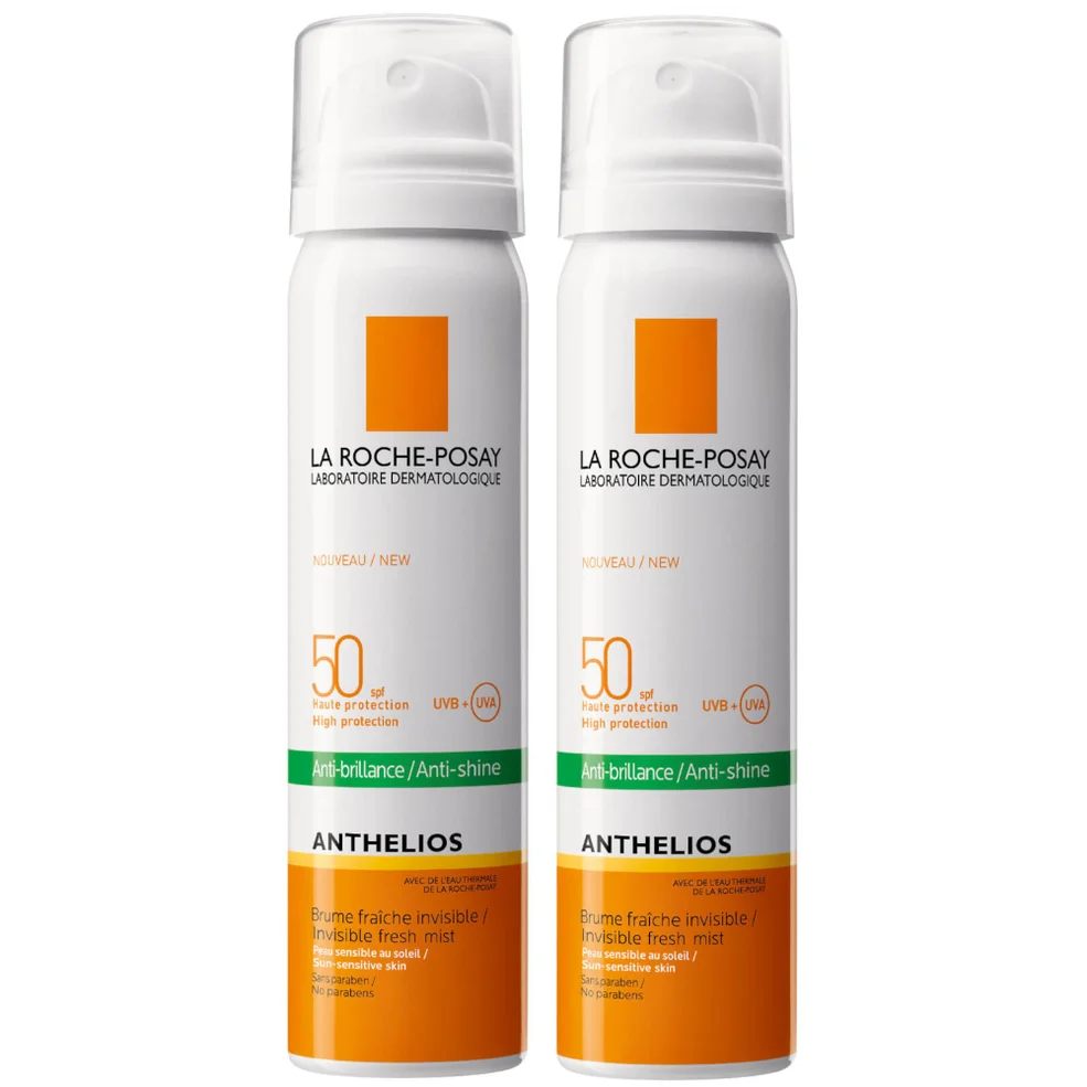 La Roche-Posay Anthelios Anti-Shine Sun Protection Invisible SPF50+ Face Mist 75ml Duo Zdjęcie 1