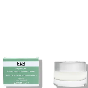 REN Clean Skincare Evercalm Global Protection Day Cream krem ochronny na dzień 15 ml - Option Travel Size