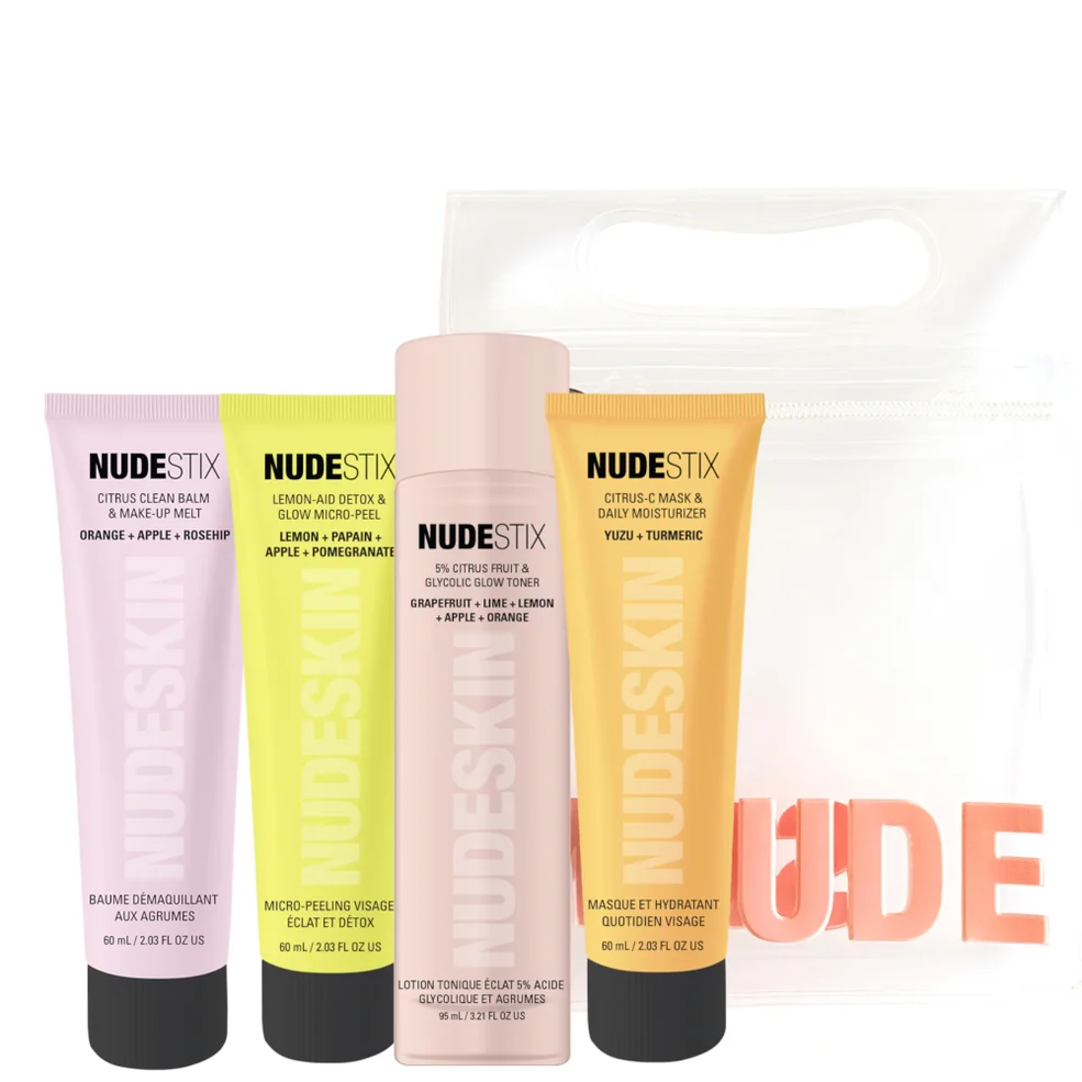 NUDESTIX Nudeskin 4-Step: Citrus Renew Set for Makeup Zdjęcie 1