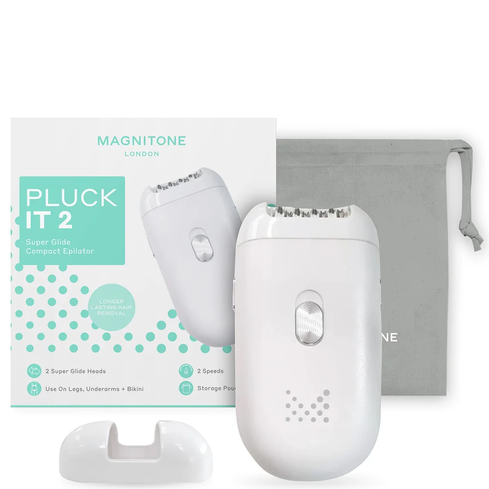 MAGNITONE London PluckIt2 2-in-1 Super Glide Compact Epilator Zdjęcie 1