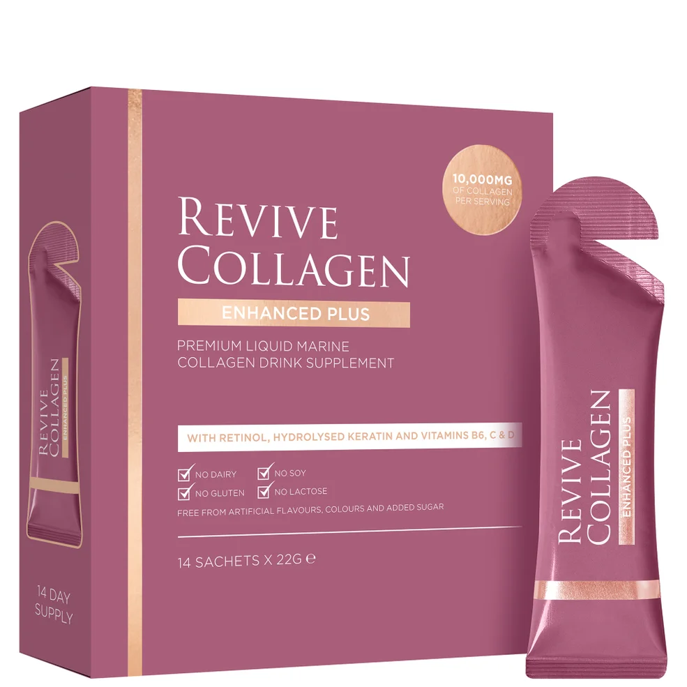 Revive Collagen Enhanced Plus 10,000mgs Liquid Hydrolysed Marine Collagen Sachet (14 Day) Zdjęcie 1