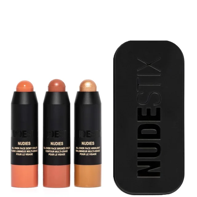 NUDESTIX Nudies Blush, Bronze and Glow Kit zestaw róży, bronzerów i rozświetlaczy