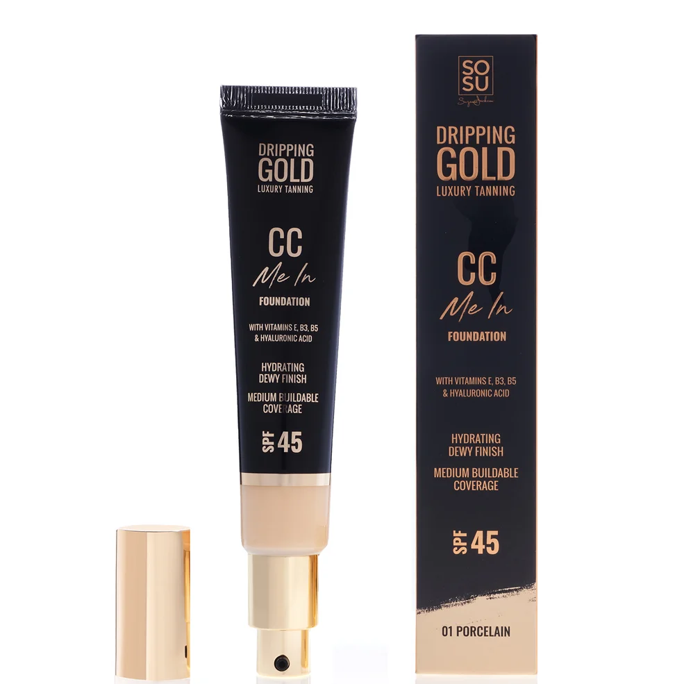 Dripping Gold CC Cream SPF 52g (Various Shades) Zdjęcie 1
