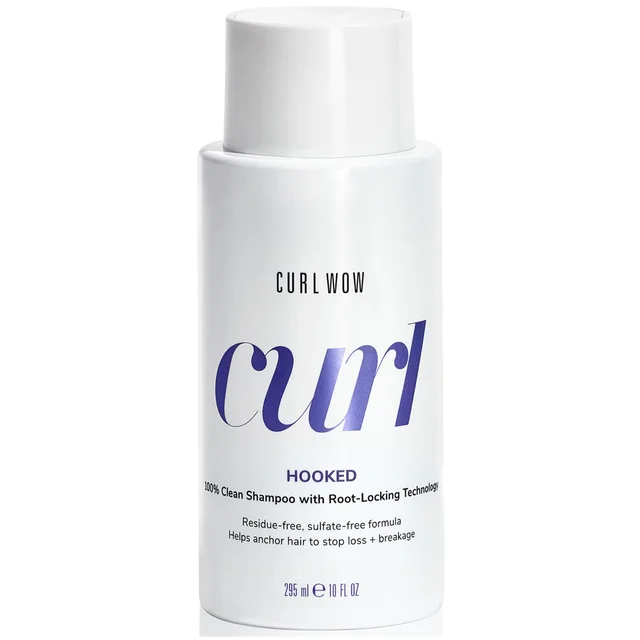 Color Wow Curl Wow HOOKED 100% Clean Shampoo with Root-Locking Technology wzmacniający szampon do włosów kręconych 295 ml