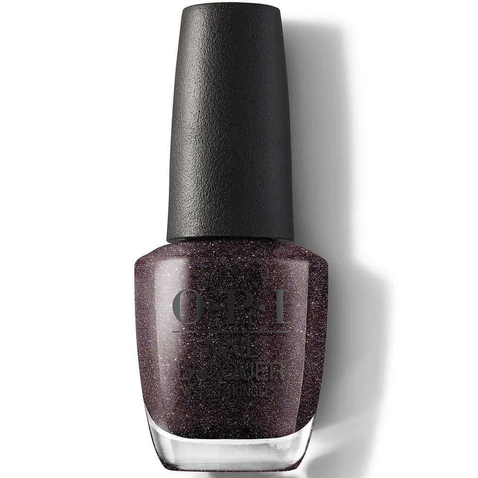 OPI Nail Lacquer Shimmery Black Nail Polish - My Private Jet 15ml Zdjęcie 1