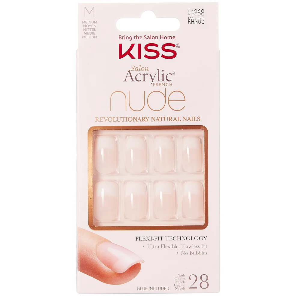 Kiss Salon Acrylic Nude Nails - Cashmere Zdjęcie 1