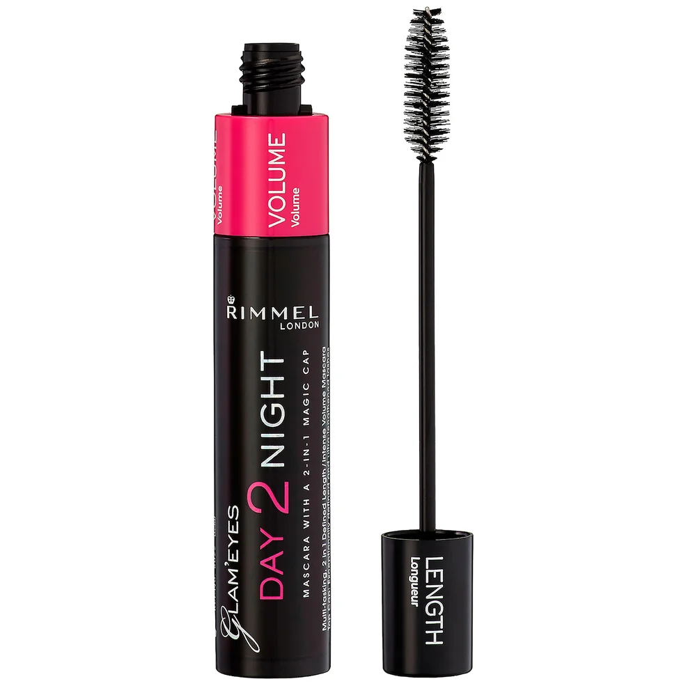 Rimmel London Day 2 Night Mascara tusz do rzęs – 01 – czarny, 9,5 ml Zdjęcie 1