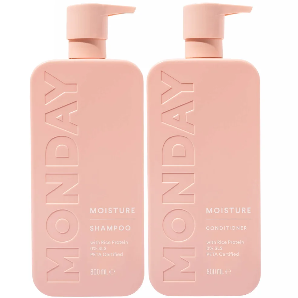 MONDAY Haircare Moisture 800 ml Bundle zestaw nawilżający do pielęgnacji włosów Zdjęcie 1