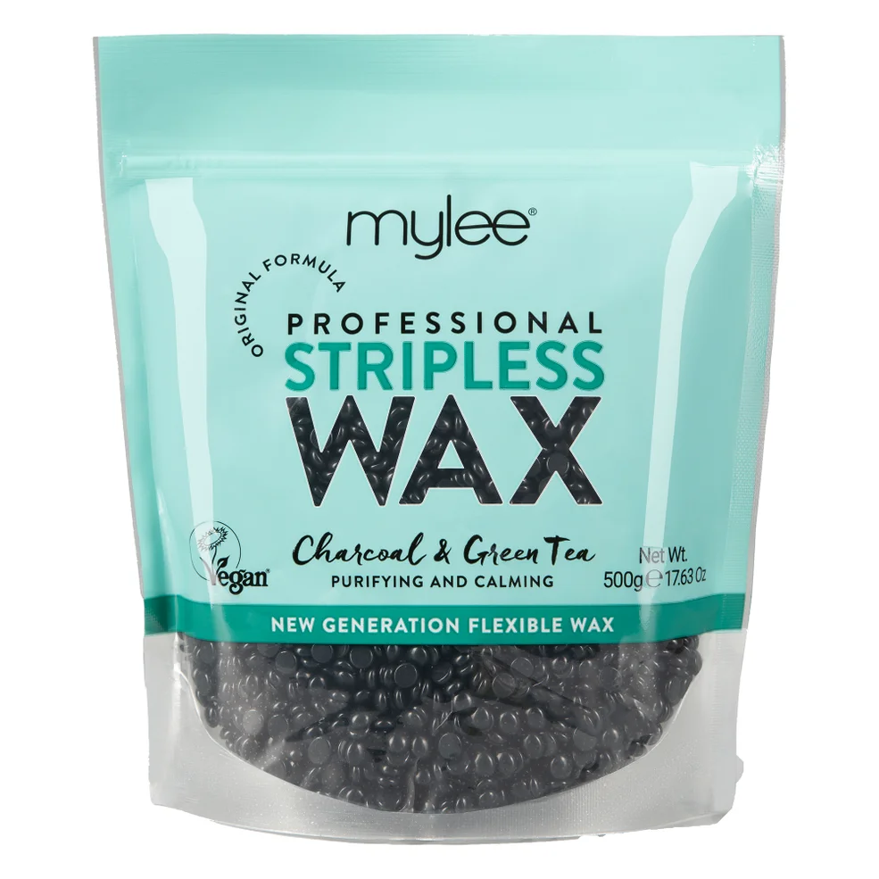 Mylee Charcoal and Green Tea Stripless Wax 500g Zdjęcie 1