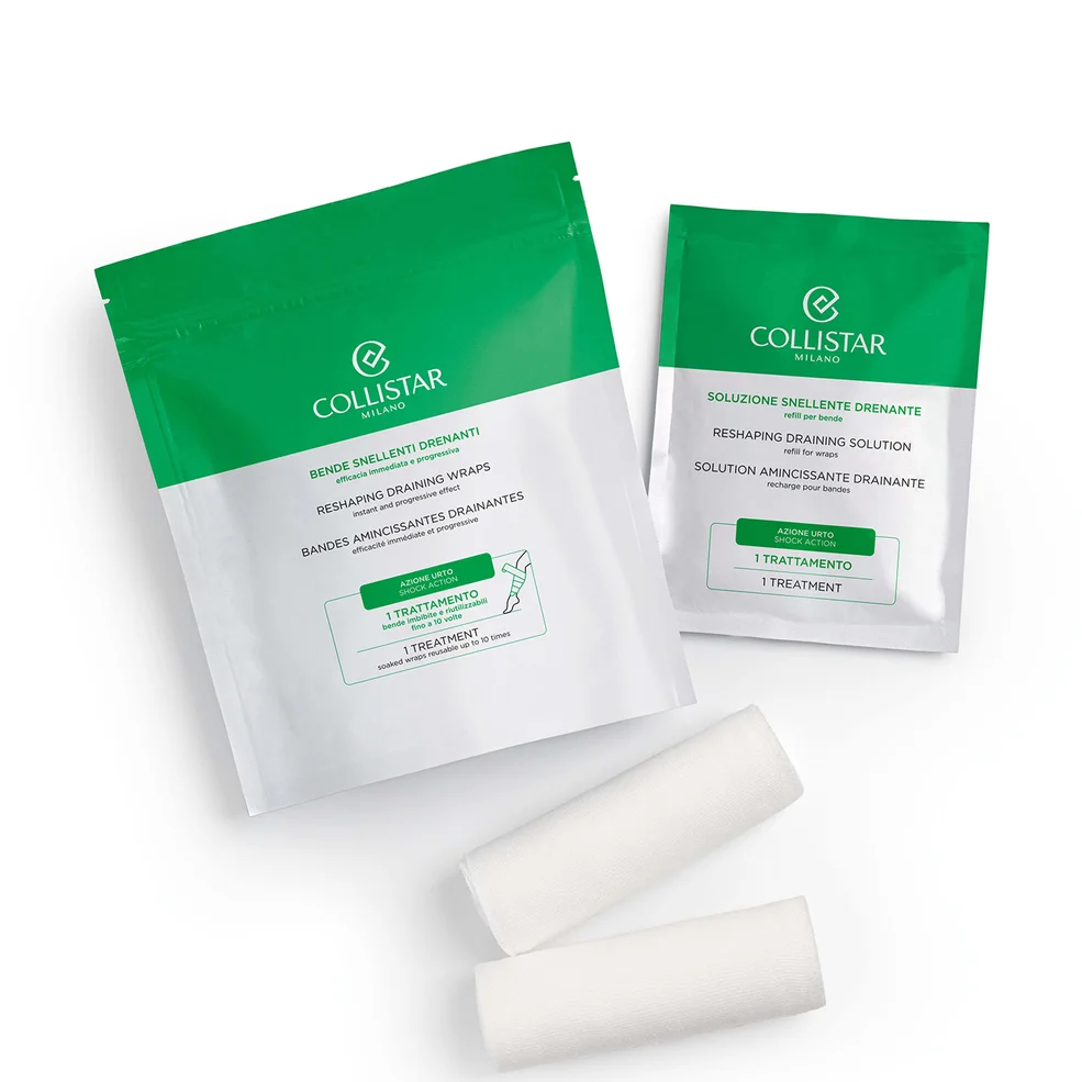 Collistar Reshaping Draining Wraps 2 x 100 ml Instant And Progressive Effect preparat pielęgnacyjny do owijek 200 ml Zdjęcie 1