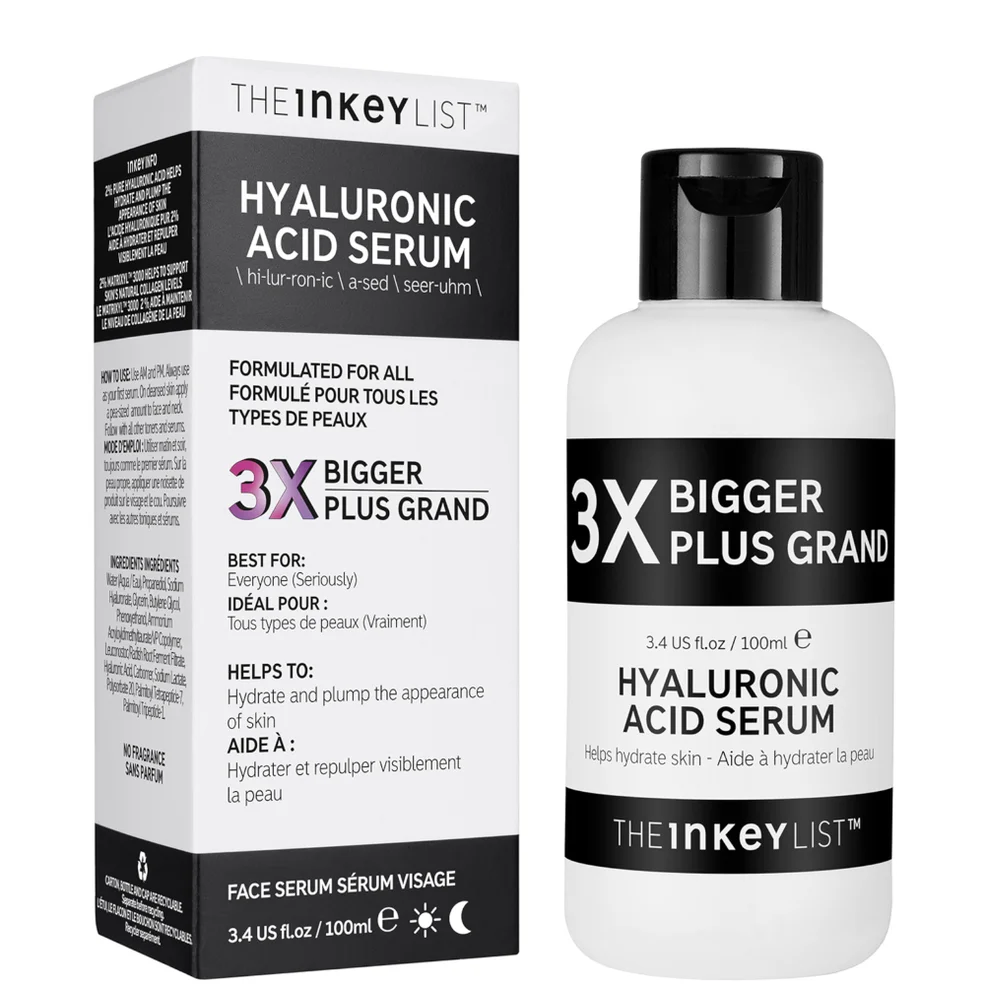 The INKEY List Supersize Hyaluronic Acid Serum serum z kwasem hialuronowym 100 ml Zdjęcie 1