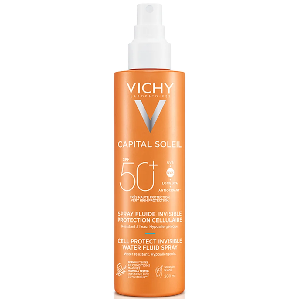Vichy Capital Soleil Cell Protect Invisible High UVA and UVB Sun Protection Spray SPF50+ spray ochronny z filtrem 200 ml Zdjęcie 1
