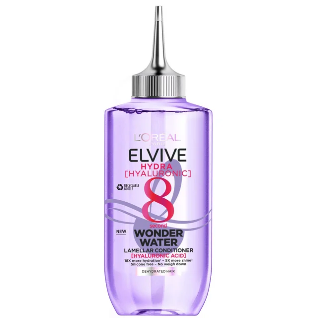 L'Oréal Elvive Hydra Hyaluronic Acid 8 Second Wonder Water preparat nawadniający z kwasem hialuronowym 200 ml