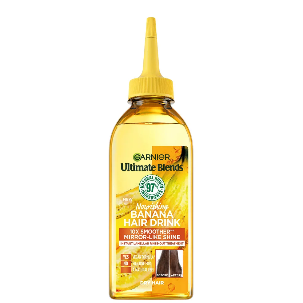 Garnier Ultimate Blends Nourishing Banana Hair Drink Liquid Conditioner for Dry Hair odżywka do włosów suchych 200 ml Zdjęcie 1