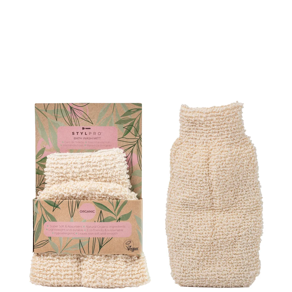 StylPro Bamboo Bath Mitt rękawica do kąpieli Zdjęcie 1