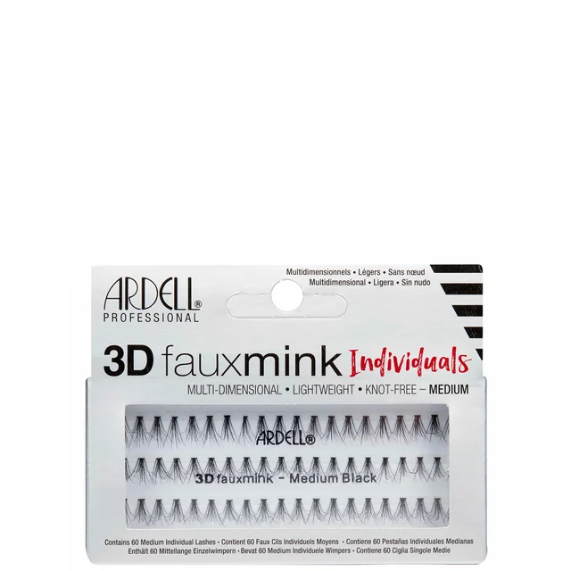 Ardell Faux Mink 3D Individuals sztuczne rzęsy – średnie
