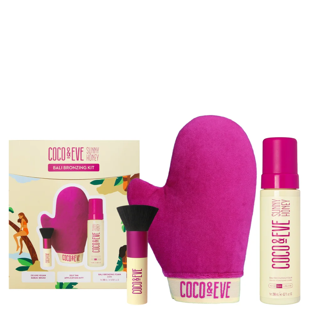 Coco & Eve Bali Bronzing Kit zestaw brązujący – ciemny Zdjęcie 1