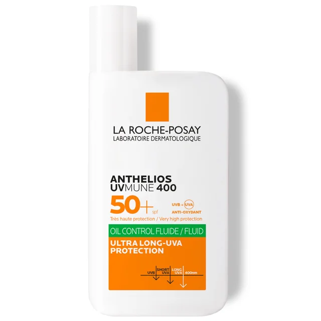 La Roche-Posay Anthelios Oil Control Fluid SPF50+ for Oily Blemish-Prone Skin fluid do skóry tłustej skłonnej do wyprysków 50 ml