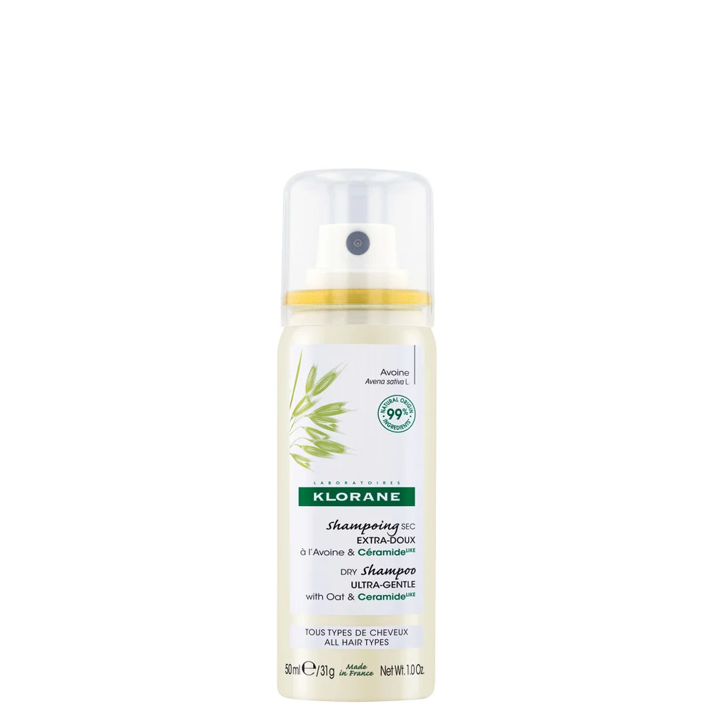 KLORANE Extra-Gentle Dry Shampoo for All Hair Types with Oat and Ceramide 50ml Zdjęcie 1