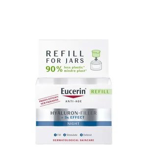 Eucerin Hyaluron-Filler Night Refill krem na noc z kwasem hialuronowym – zapas 50 ml - undefined undefined