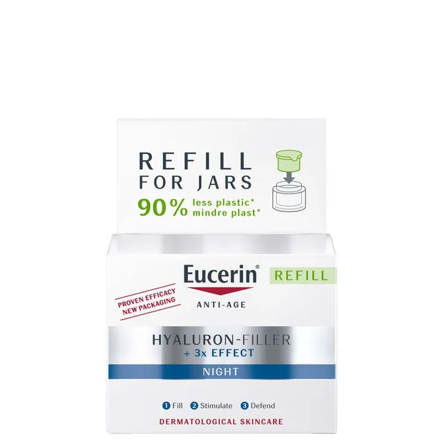 Eucerin Hyaluron-Filler Night Refill krem na noc z kwasem hialuronowym – zapas 50 ml