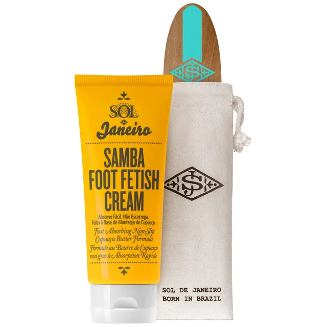 Sol de Janeiro Samba 2-Step Foot Fetish Care zestaw pumeks + krem do stóp 90 ml