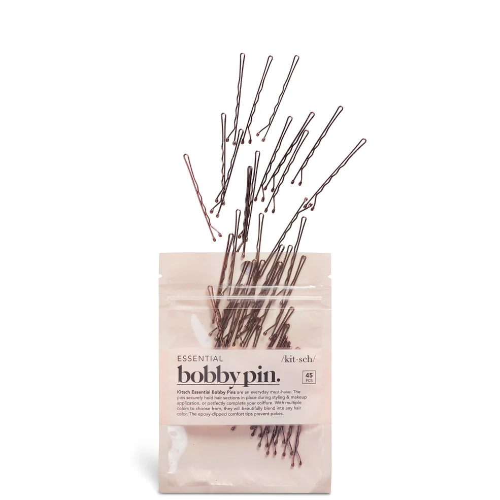 Kitsch Essential Bobby Pins - Brown Zdjęcie 1