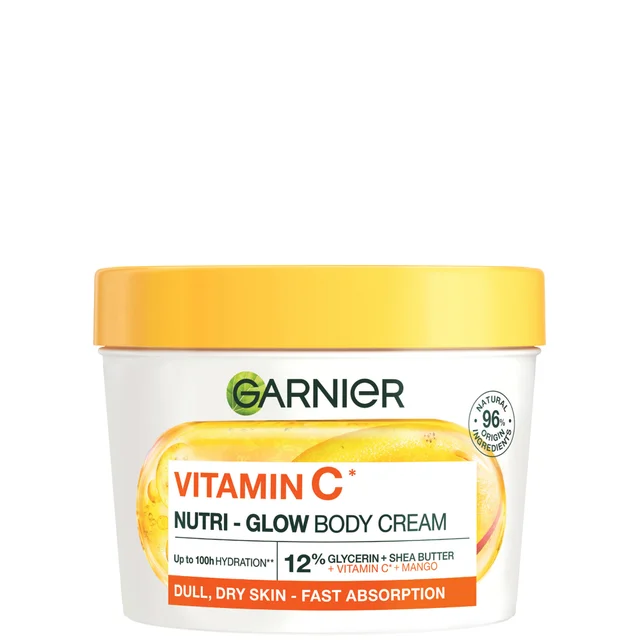 Garnier Body Superfood Nutri Glow Body Cream Vitamin C and Mango odżywczy krem do ciała z witaminą C i mango 380 ml