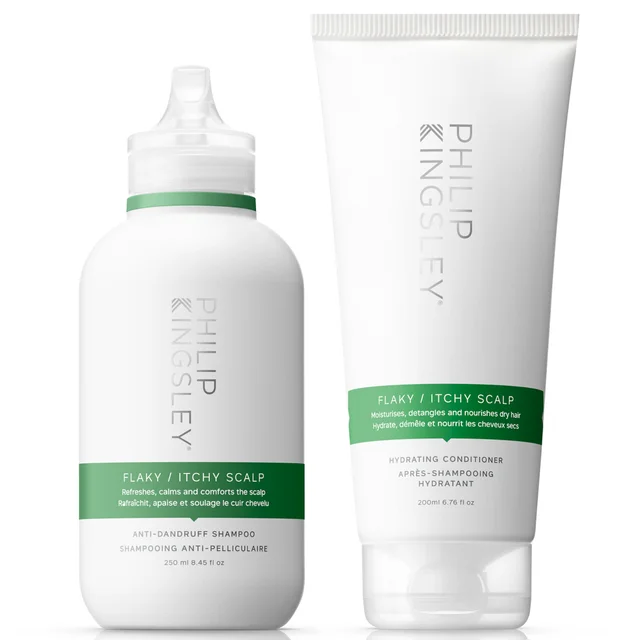 Philip Kingsley Flaky/Itchy Scalp Shampoo 250ml and Conditioner szampon i odżywka do włosów 200 ml