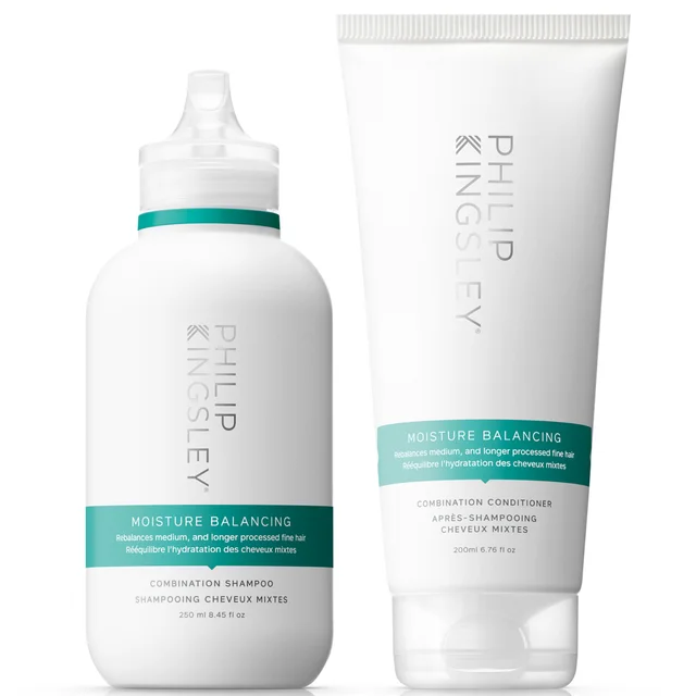 Philip Kingsley Moisture Balancing Shampoo 250ml and Conditioner szampon i odżywka do włosów 200 ml