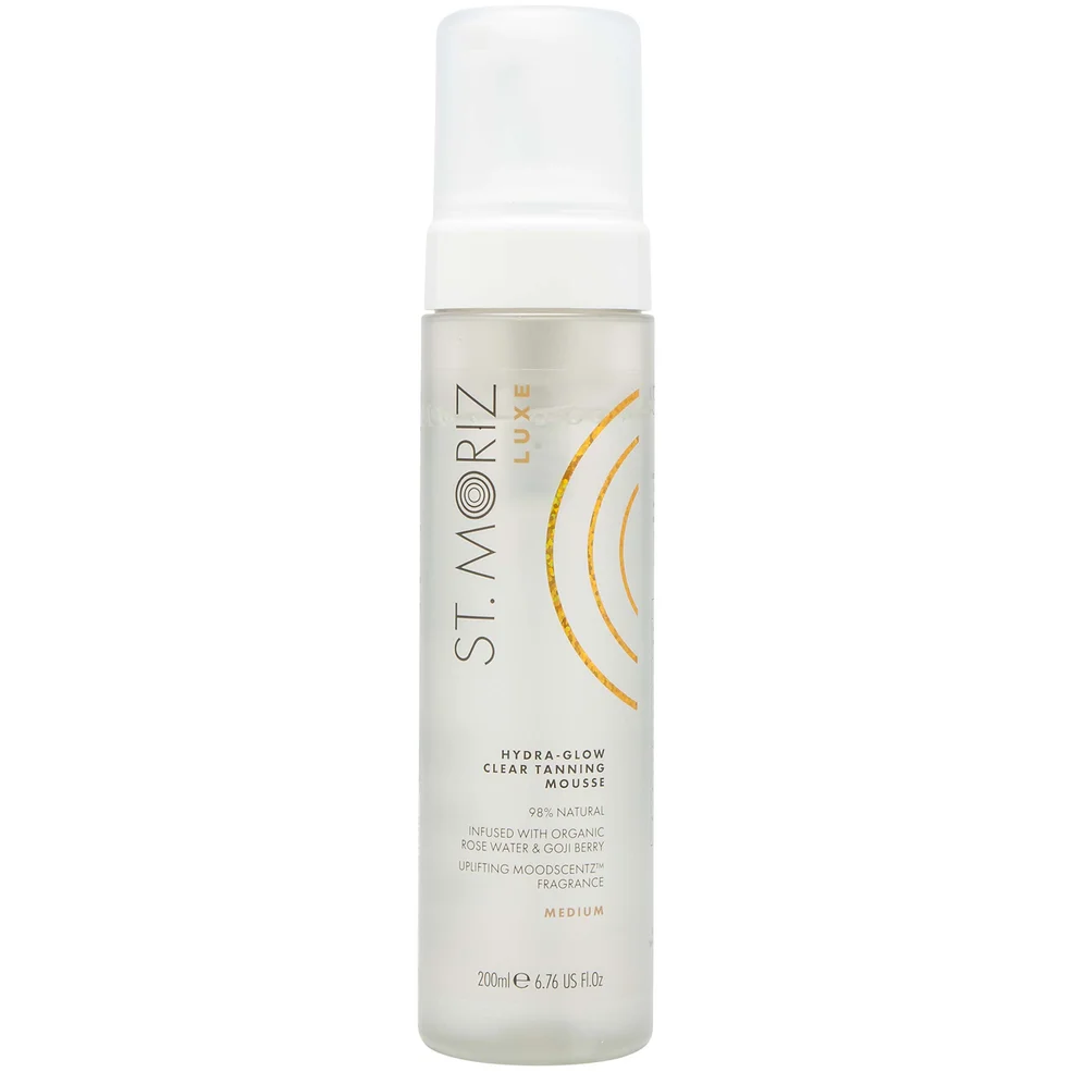 St. Moriz Luxe Hydra-Glow Clear Tanning Mousse - Medium 200ml Zdjęcie 1